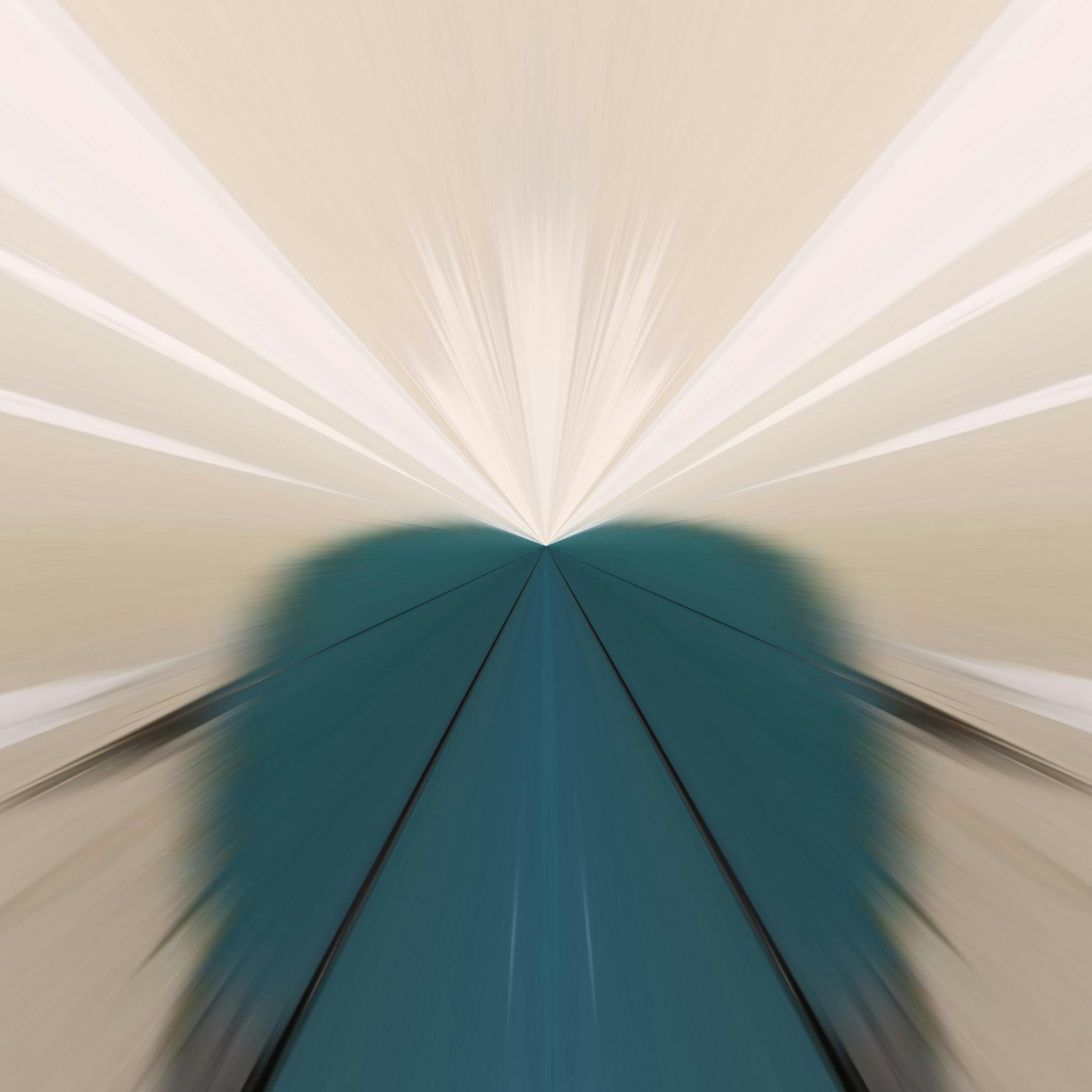 Dynamic abstract design featuring light rays and modern perspectives.